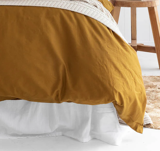 Temple Organic Cotton Quilt Cover Set Range Tobacco - Image 3