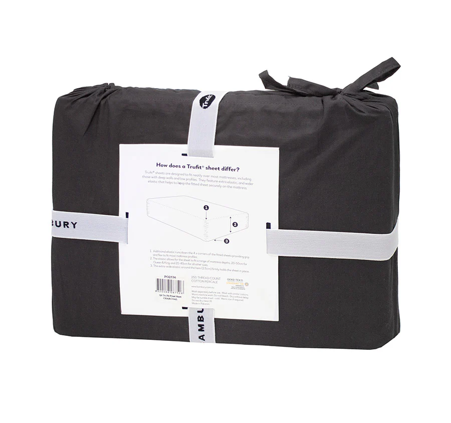Trufit Mega Sheet Set Range Charcoal - Image 2