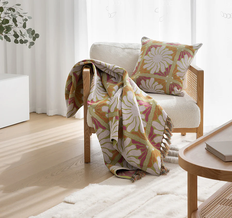 Zinnia 50x50cm Filled Cushion Sorbet - Image 4