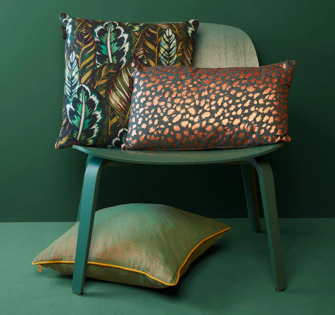 Felidea 30x50cm Filled Cushion Green - Image 5