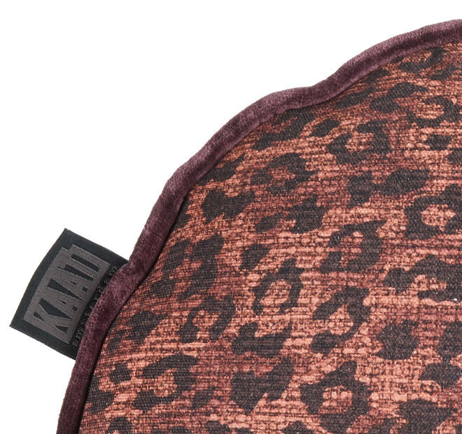 Pardus 40cm Round Cushion Red - Image 2