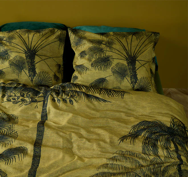 Tour Du Monde Quilt Cover Set Range Ochre - Image 4