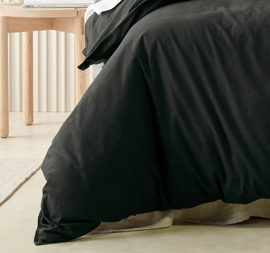 Acacia Quilt Cover Set Range Charcoal - Image 3
