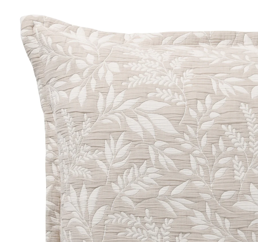 Amelia European Pillowcase Stone - Image 2