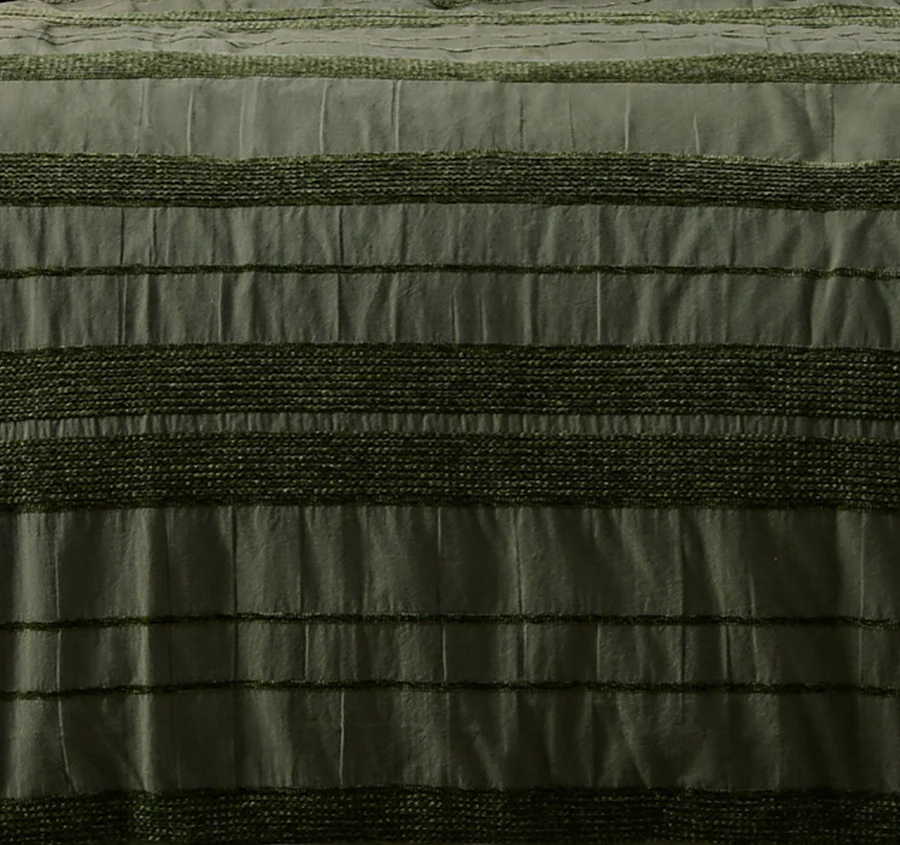 Avery Quilt Cover Set Range Forest Green - Image 2