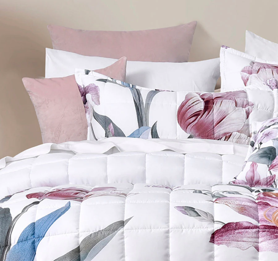 Carmela Bedspread Set Range White - Image 3