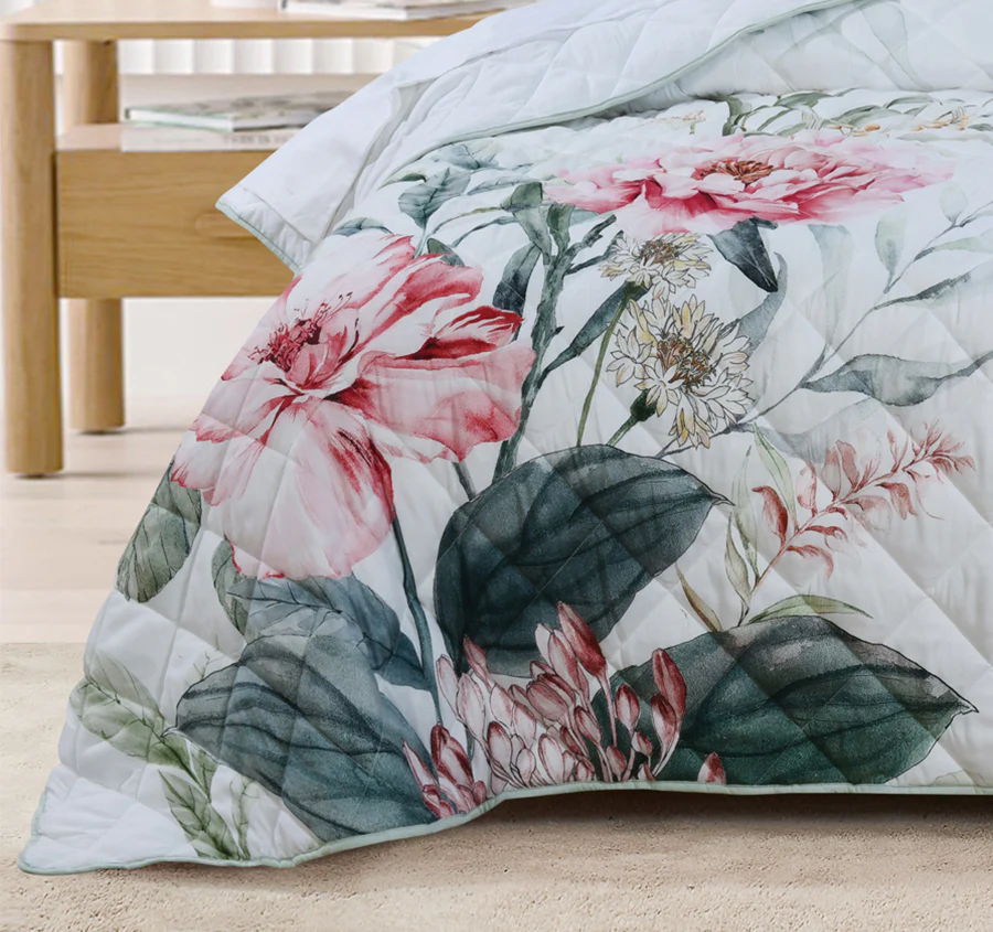 Coleraine Bedspread Set Range White - Image 3