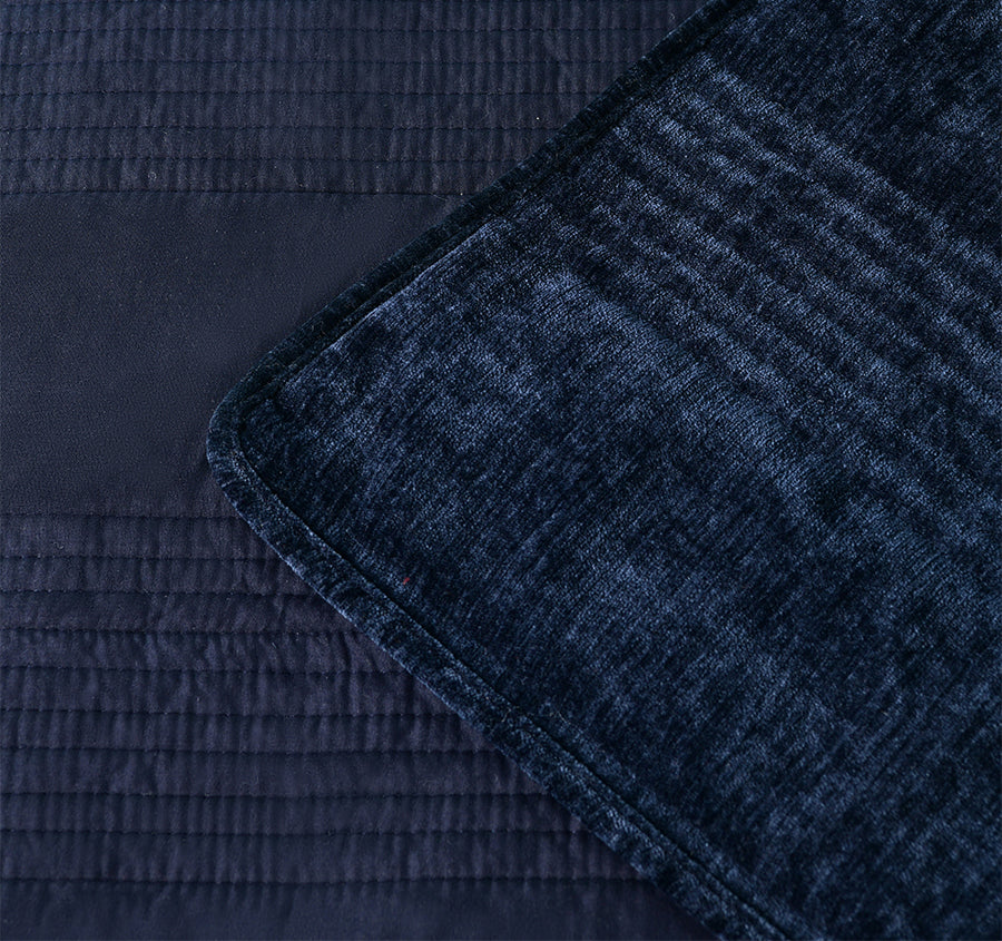 Cyrano Coverlet Set Range Indigo - Image 5