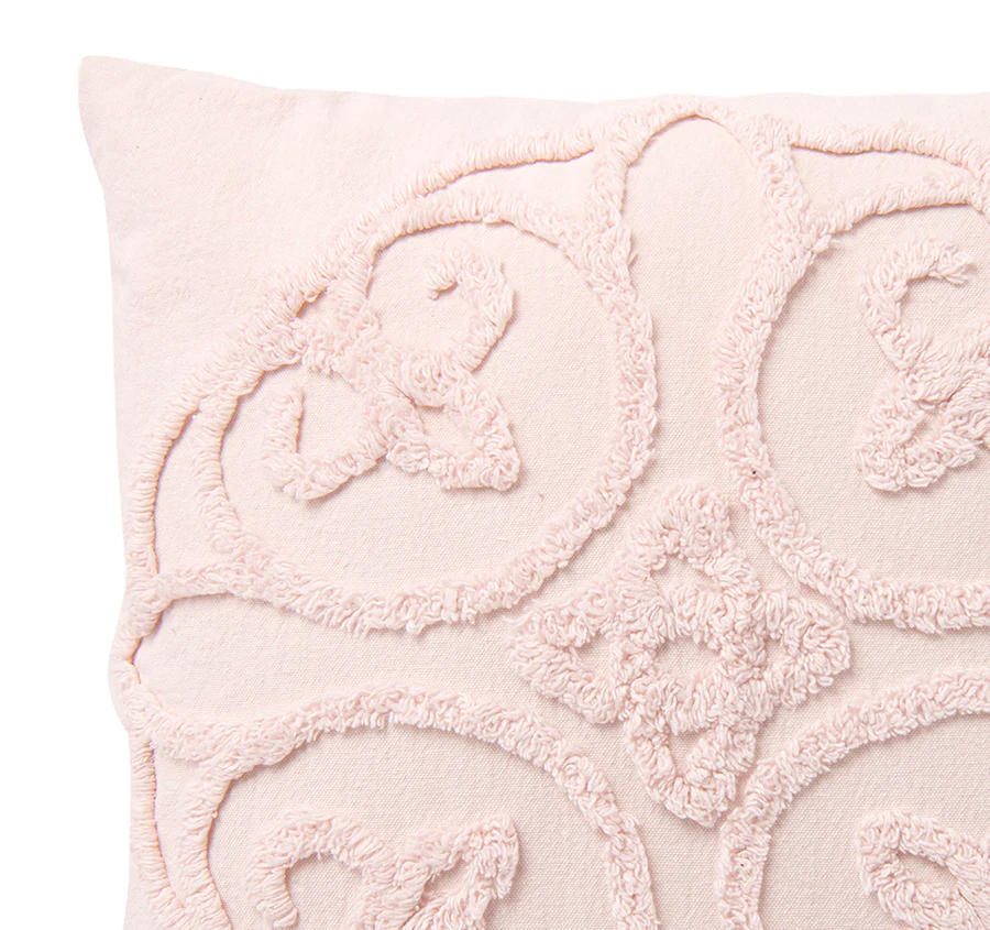 Ella 43x43cm Filled Cushion Blush - Image 2