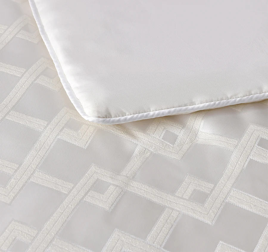 Firenze 6 Piece Comforter Set Range Pearl White - Image 7