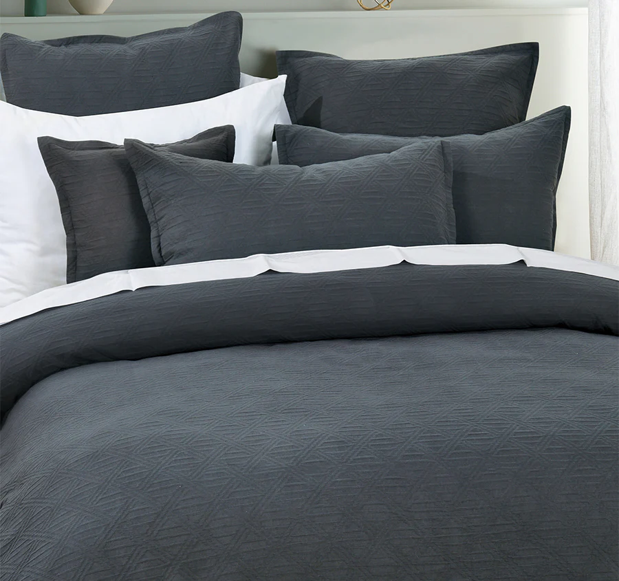 Hallston 43x43cm Filled Cushion Charcoal - Image 3