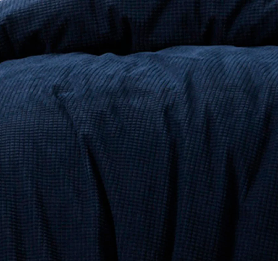 Lebron Quilt Cover Set Range Indigo - Image 2
