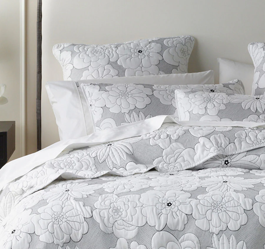 Leona 4 Piece Bedspread Set Range White - Image 3