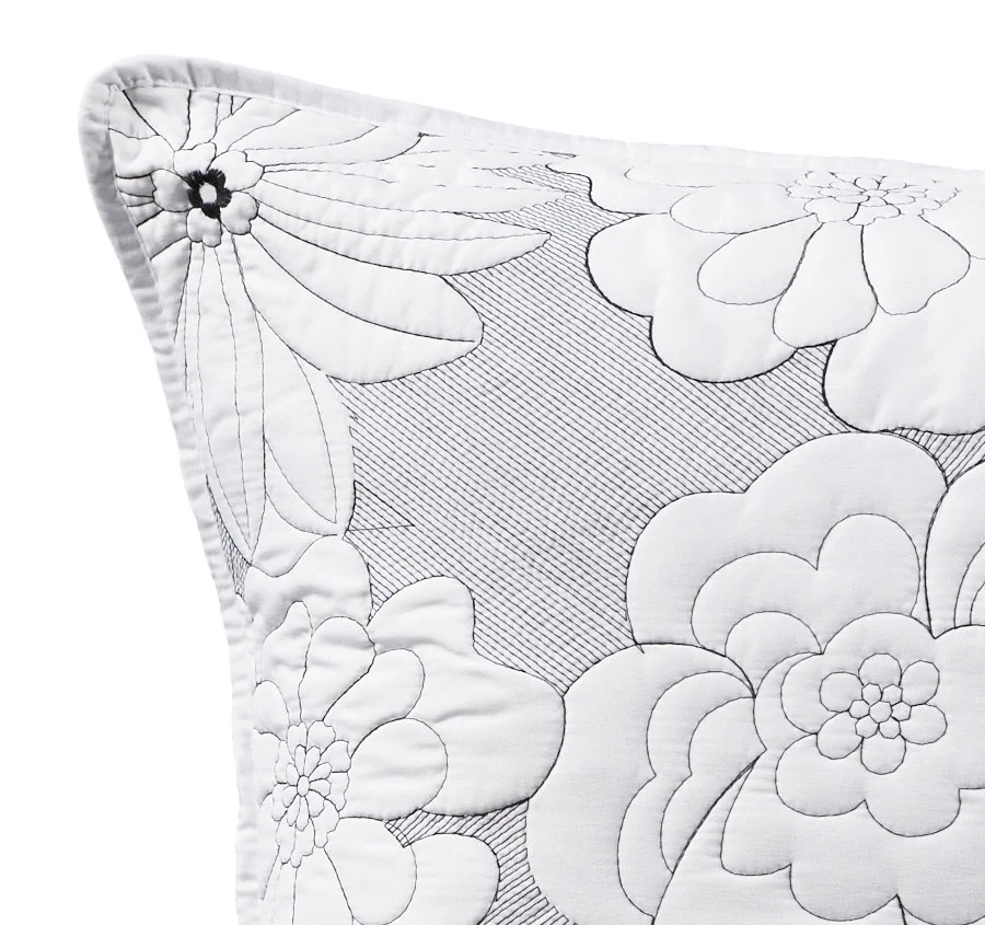 Leona European Pillowcase White - Image 2