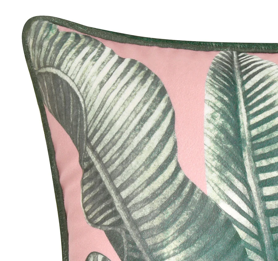 Mika 43x43cm Filled Velvet Cushion Green - Image 2
