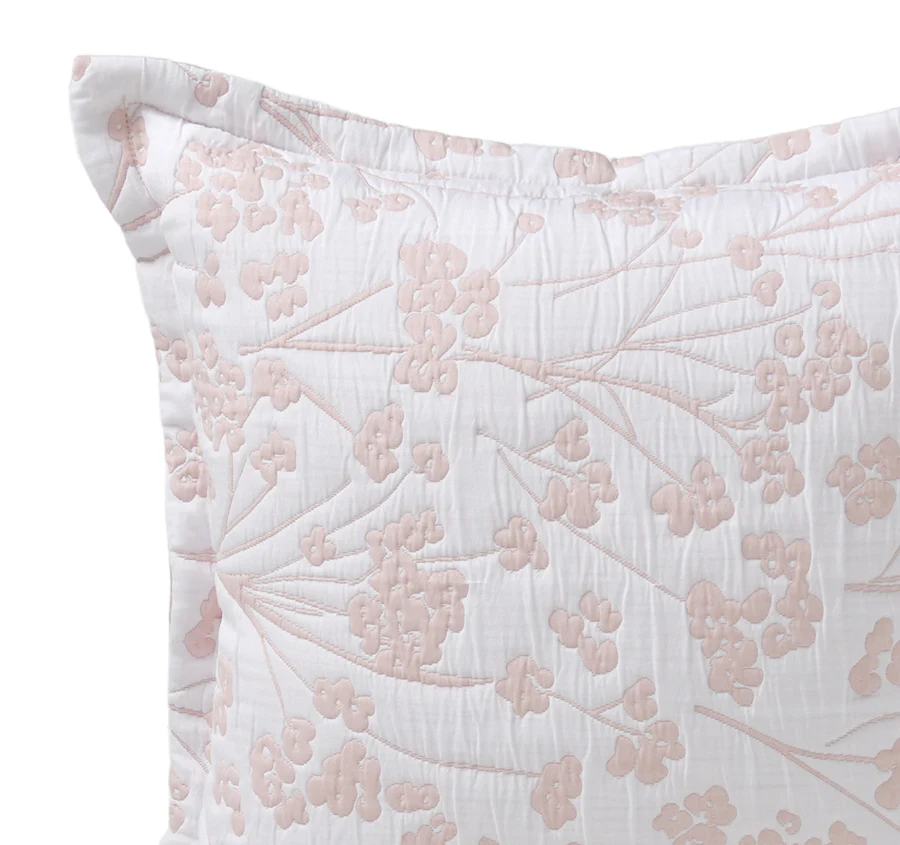 Myra 43x43cm Filled Cushion Blush - Image 2