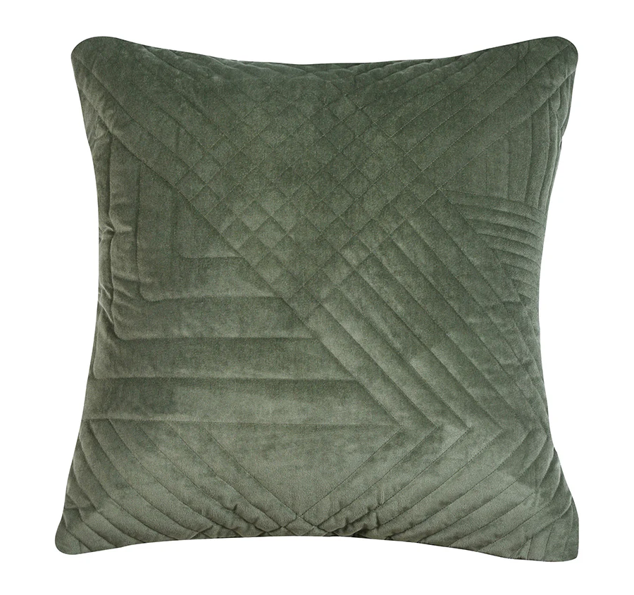 Navarro 43x43cm Filled Cushion Olive