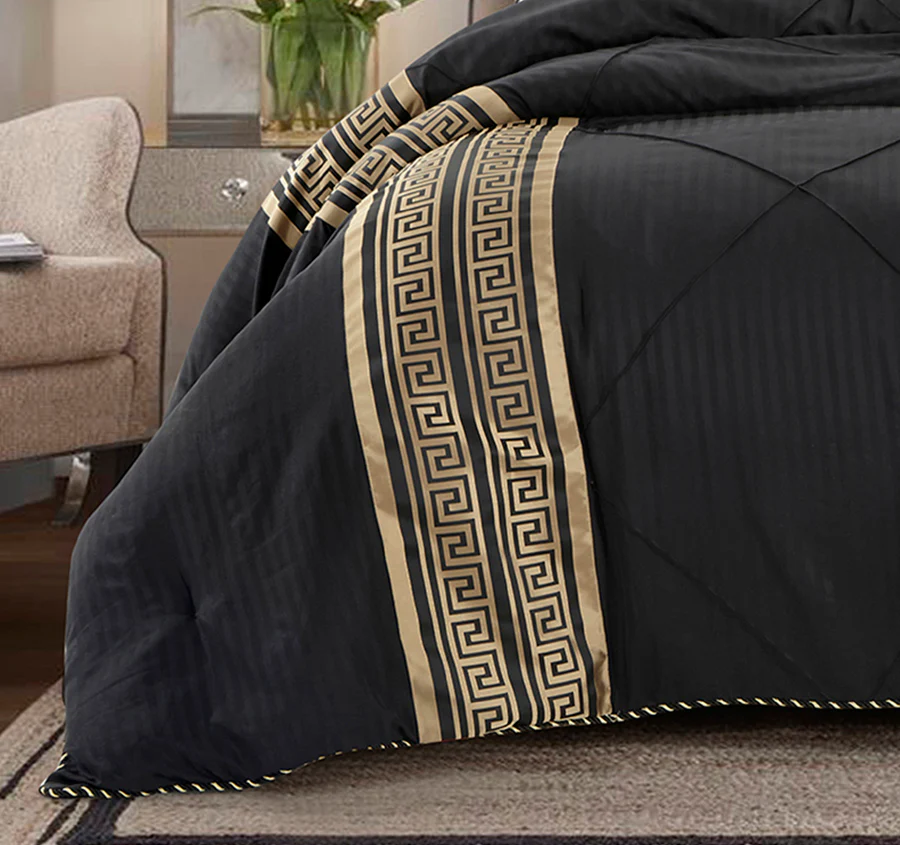 Raffaello 6 Piece Comforter Set Range Black - Image 3