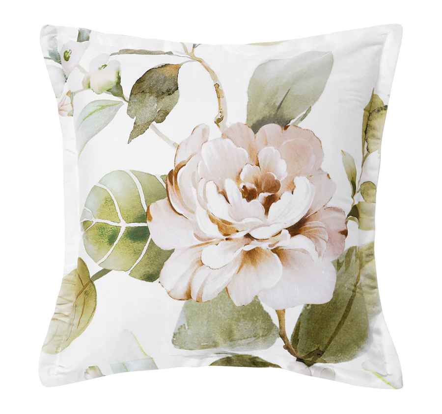 Rosalia 43x43cm Filled Cushion White