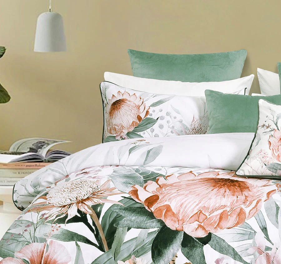 Sariya Quilt Cover Set Range White - Image 4