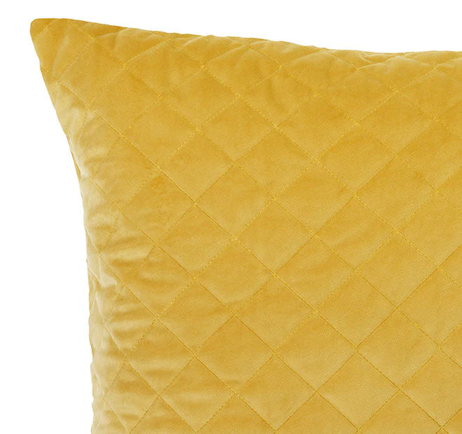 Vivid Coordinates Velvet European Pillowcase Gold - Image 2