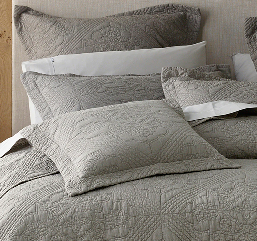 Zaria Bedspread Set Range Taupe - Image 4