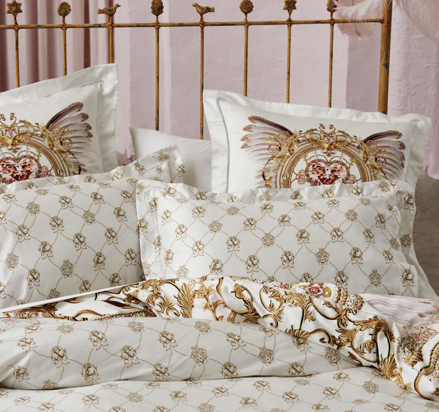 Soar Like An Eagle Quilt Cover Set Range Gold - Image 6
