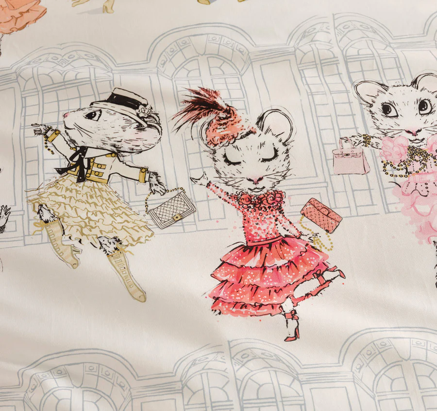 Fashion Claris Quilt Cover Set Range Blush - Image 2
