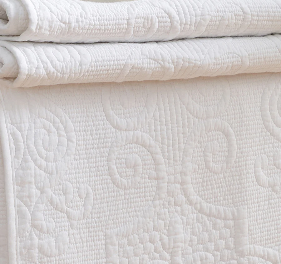 Boutique 135x155cm Throw Rug White - Image 2