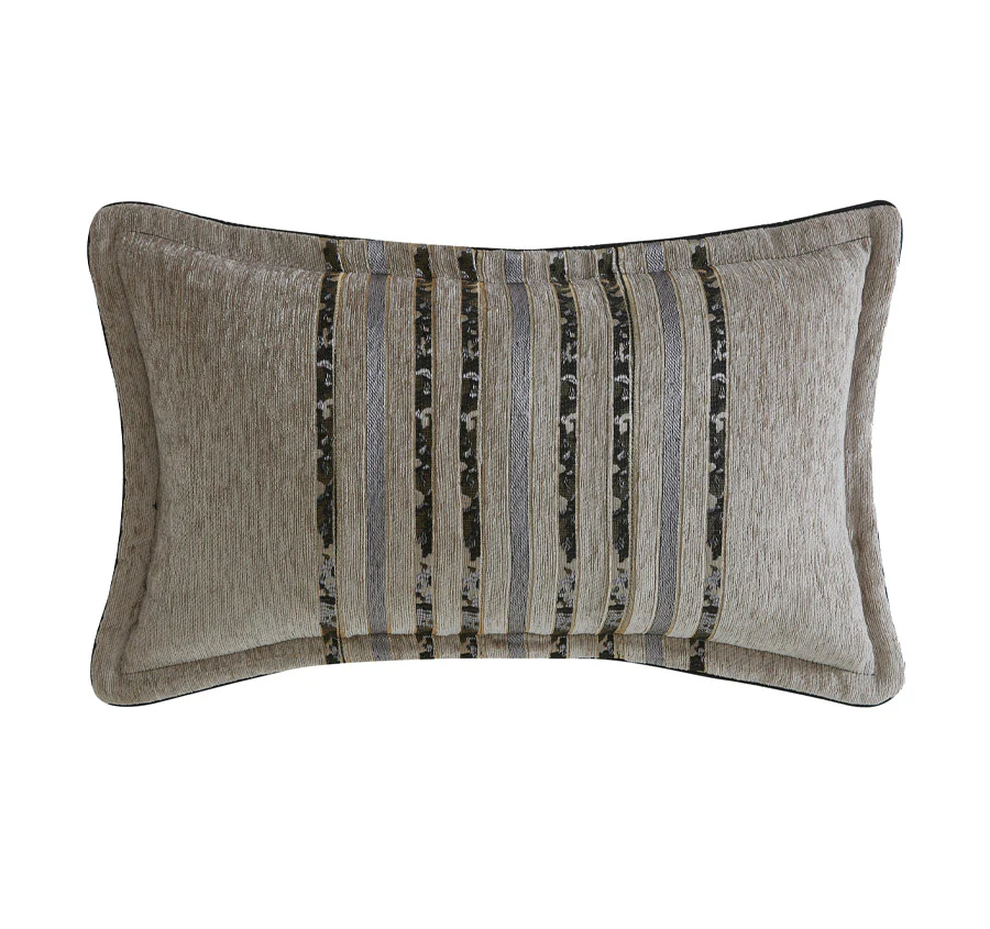 Gambusi 30x60cm Filled Cushion Smoke