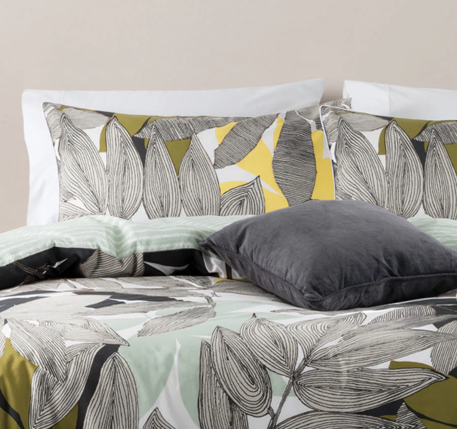 Jardin Quilt Cover Set Range Green - Image 4