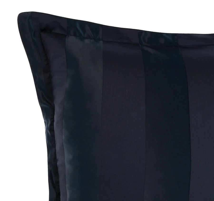 Francesco European Pillowcase Navy - Image 2