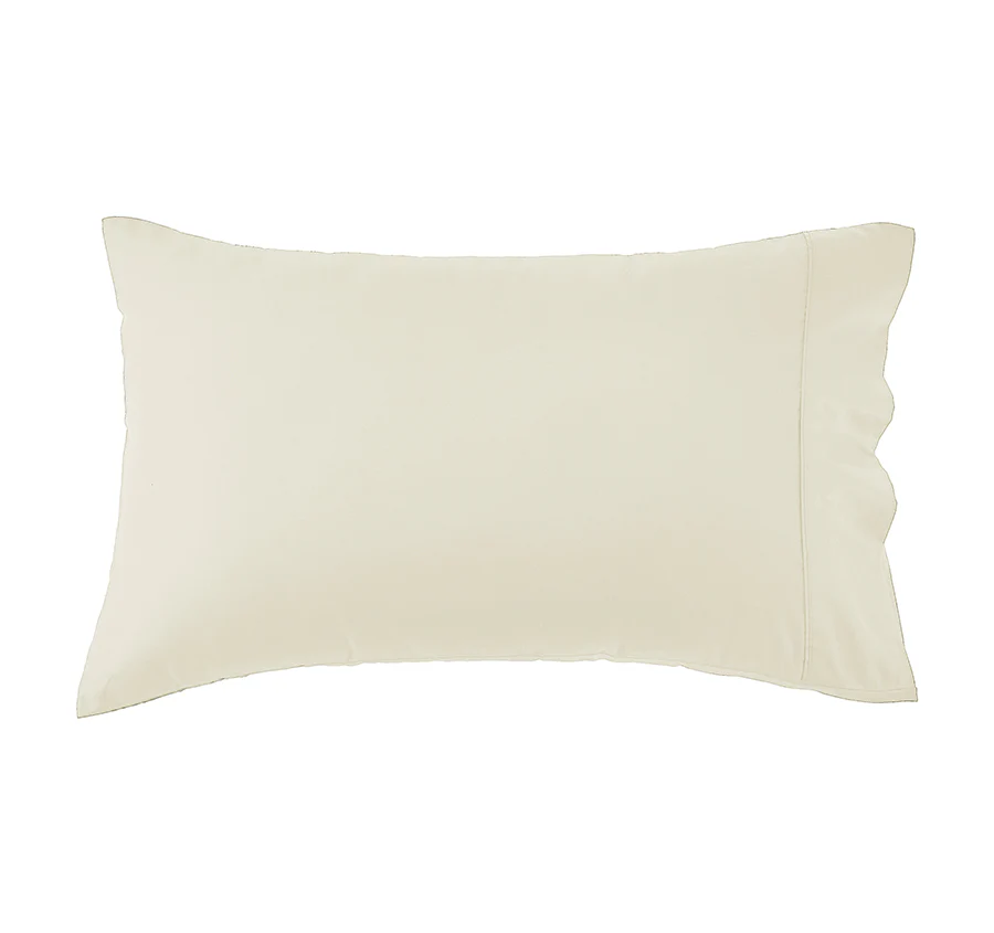 Oxford 300TC Crisp Cotton Percale Sheet Set Range Sandstone - Image 4