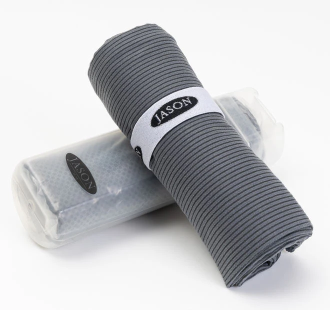 Gym Towel 2 Piece Set Charcoal - Image 3