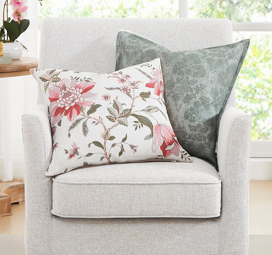 Edita's Garden 50x50cm Filled Cushion Blush Pink - Image 5