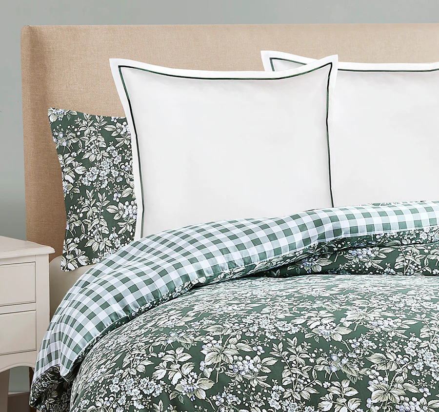 Jordanna European Pillowcase Green - Image 3