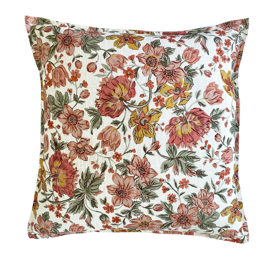 Lambton Garden 50x50cm Filled Cushion Plaster Pink