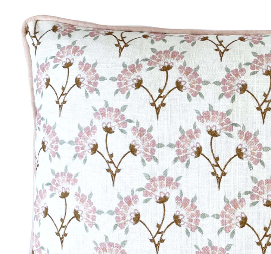 Lington Spray 40x60cm Filled Cushion Peony Pink - Image 2