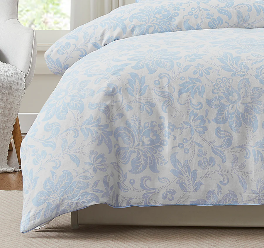 Percy Quilt Cover Set Range Sky Blue - Image 3