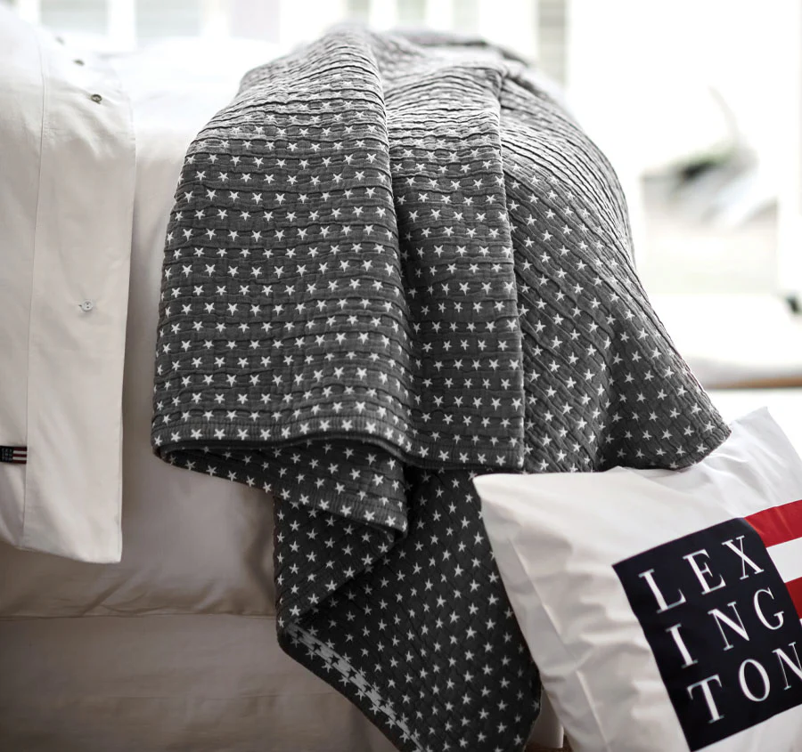 Authentic Star Bed Cover Range Grey - Image 5