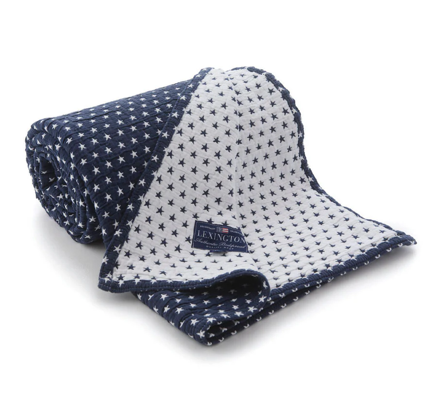 Authentic Star Bed Cover Range Navy - Image 3