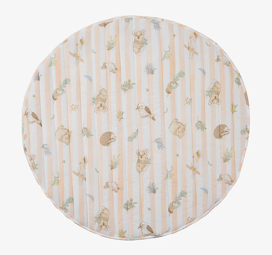 Gum Leaf Gully 120cm Round Playmat Green - Image 3
