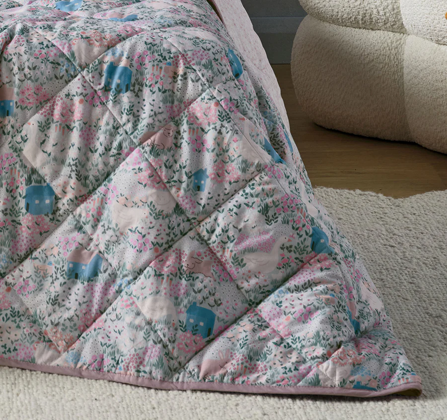 Lottie Single to King Single Bed Coverlet Set Multi - Image 3