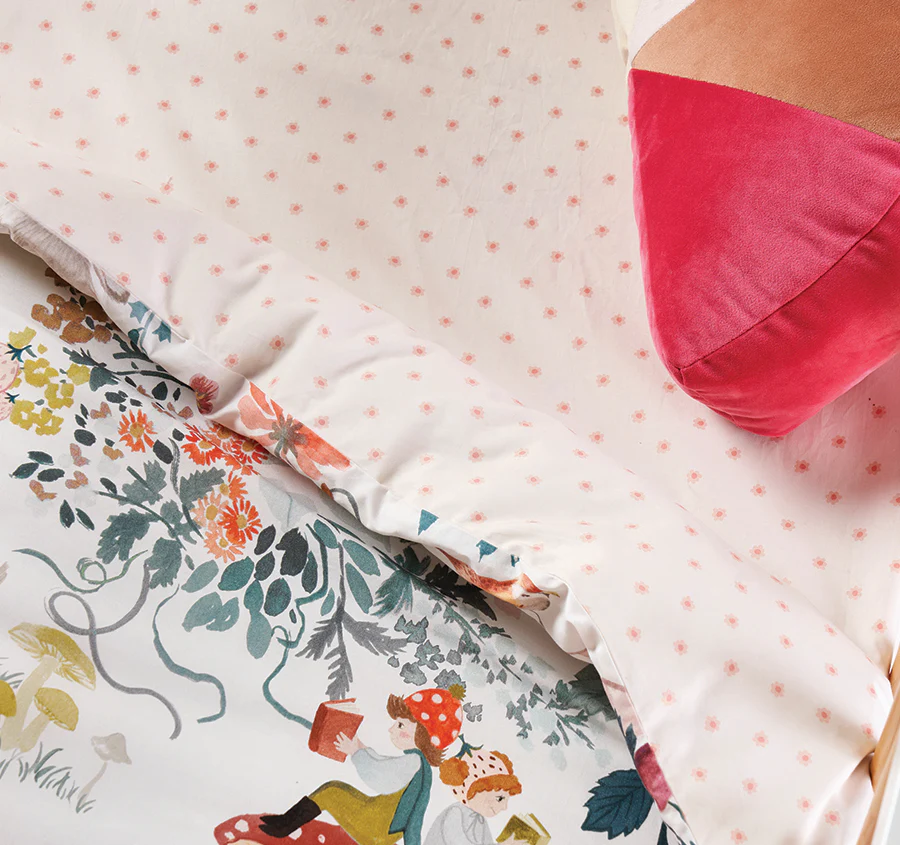 Magic Garden Cot Quilt Cover Multi - Image 4
