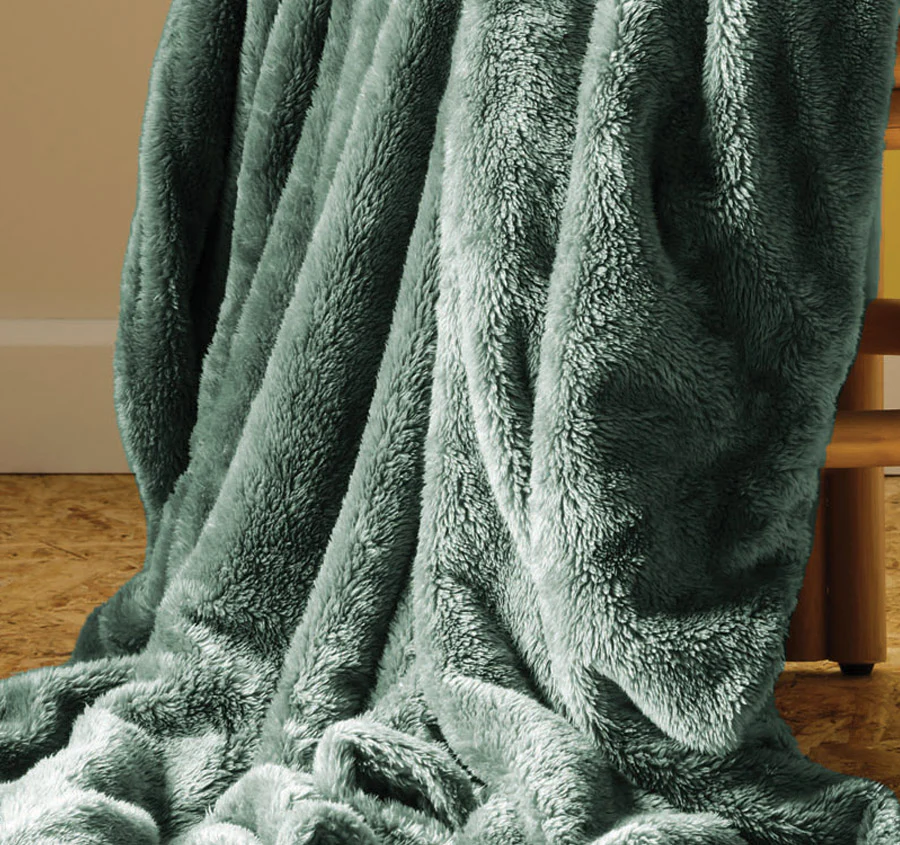 Milly 127x152cm Throw Rug Teal - Image 2