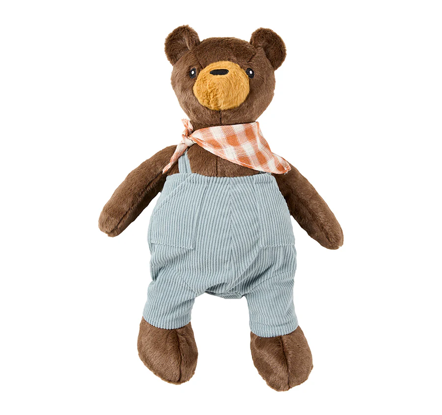 Novelty Filled Cushion Camp Bear Brown