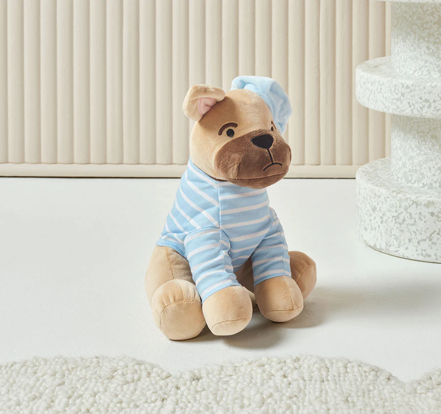 Novelty Filled Cushion Felix The Frenchie Blue - Image 3