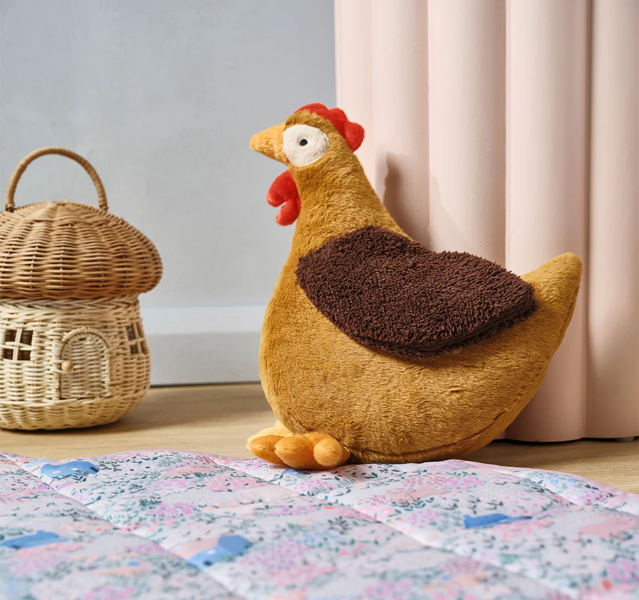 Novelty Filled Cushion Hettie Hen Brown - Image 3