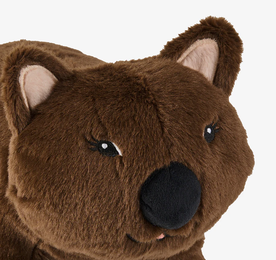 Novelty Filled Cushion William Wombat Brown - Image 2