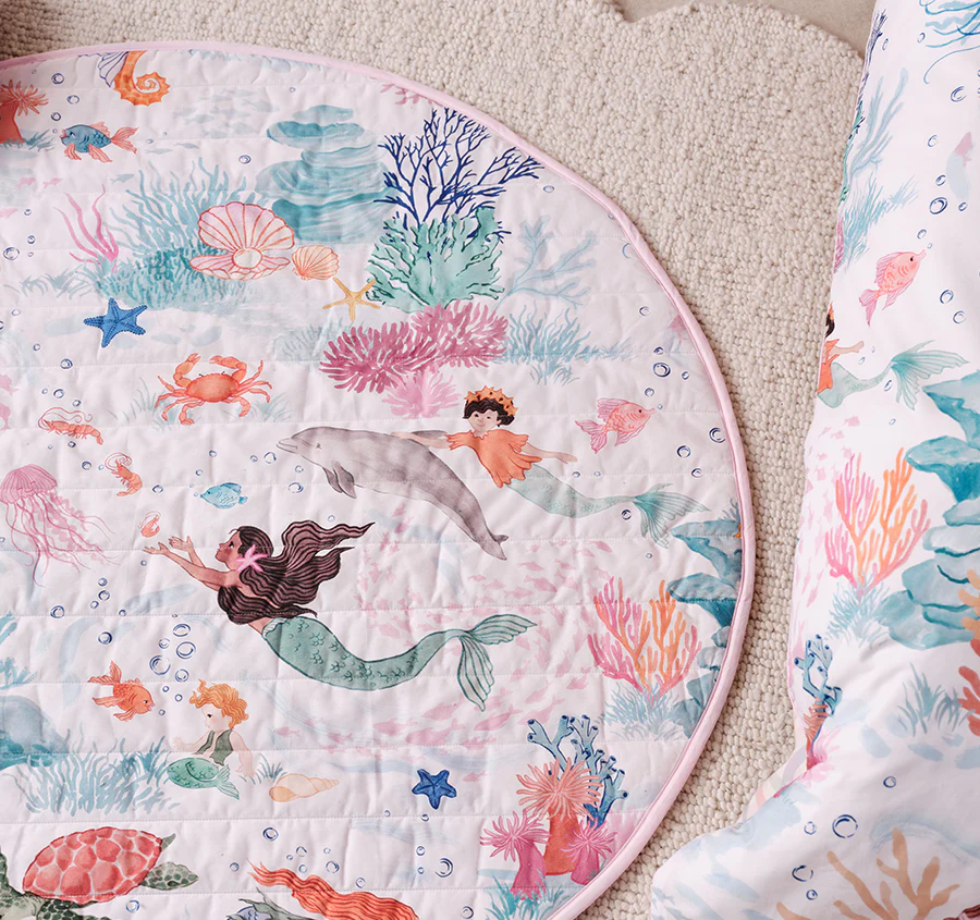 Ocean Magic 120cm Round Playmat Blue - Image 3